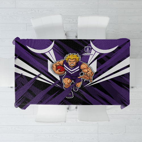 Fremantle Dockers Australian Football Tablecloth Athletic Hero Mascot - Bold Team Colors