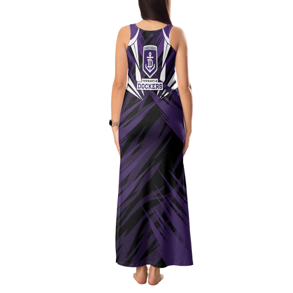 Fremantle Dockers Australian Football Tank Maxi Dress Athletic Hero Mascot - Bold Team Colors