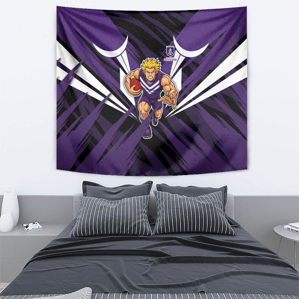 Fremantle Dockers Australian Football Tapestry Athletic Hero Mascot - Bold Team Colors