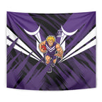 Fremantle Dockers Australian Football Tapestry Athletic Hero Mascot - Bold Team Colors