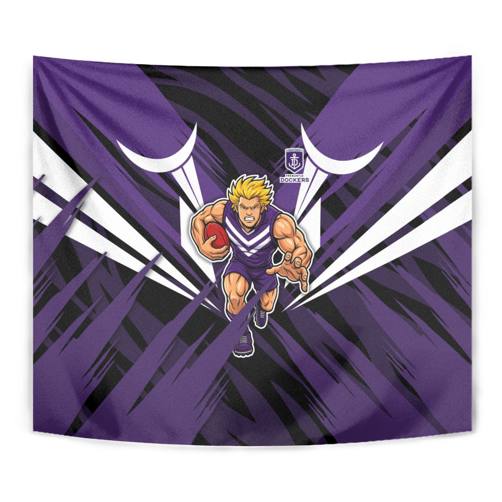 Fremantle Dockers Australian Football Tapestry Athletic Hero Mascot - Bold Team Colors