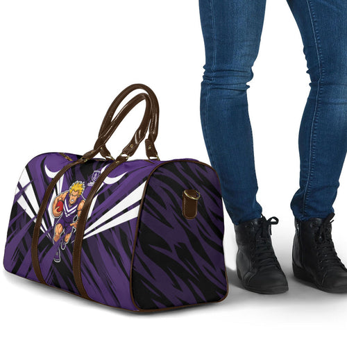 Fremantle Dockers Australian Football Travel Bag Athletic Hero Mascot - Bold Team Colors