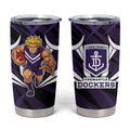 Fremantle Dockers Australian Football Tumbler Cup Athletic Hero Mascot - Bold Team Colors