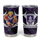 Fremantle Dockers Australian Football Tumbler Cup Athletic Hero Mascot - Bold Team Colors