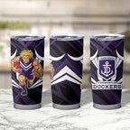 Fremantle Dockers Australian Football Tumbler Cup Athletic Hero Mascot - Bold Team Colors