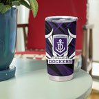 Fremantle Dockers Australian Football Tumbler Cup Athletic Hero Mascot - Bold Team Colors
