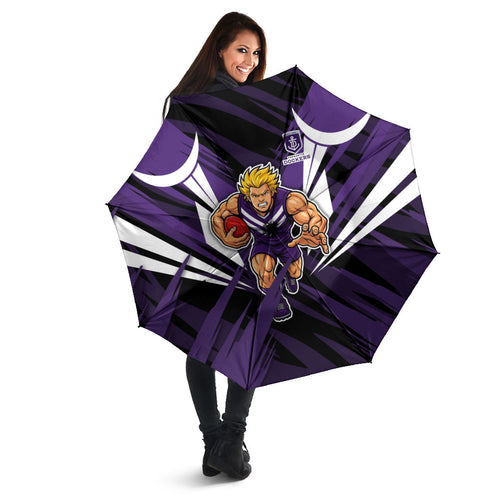 Fremantle Dockers Australian Football Umbrella Athletic Hero Mascot - Bold Team Colors