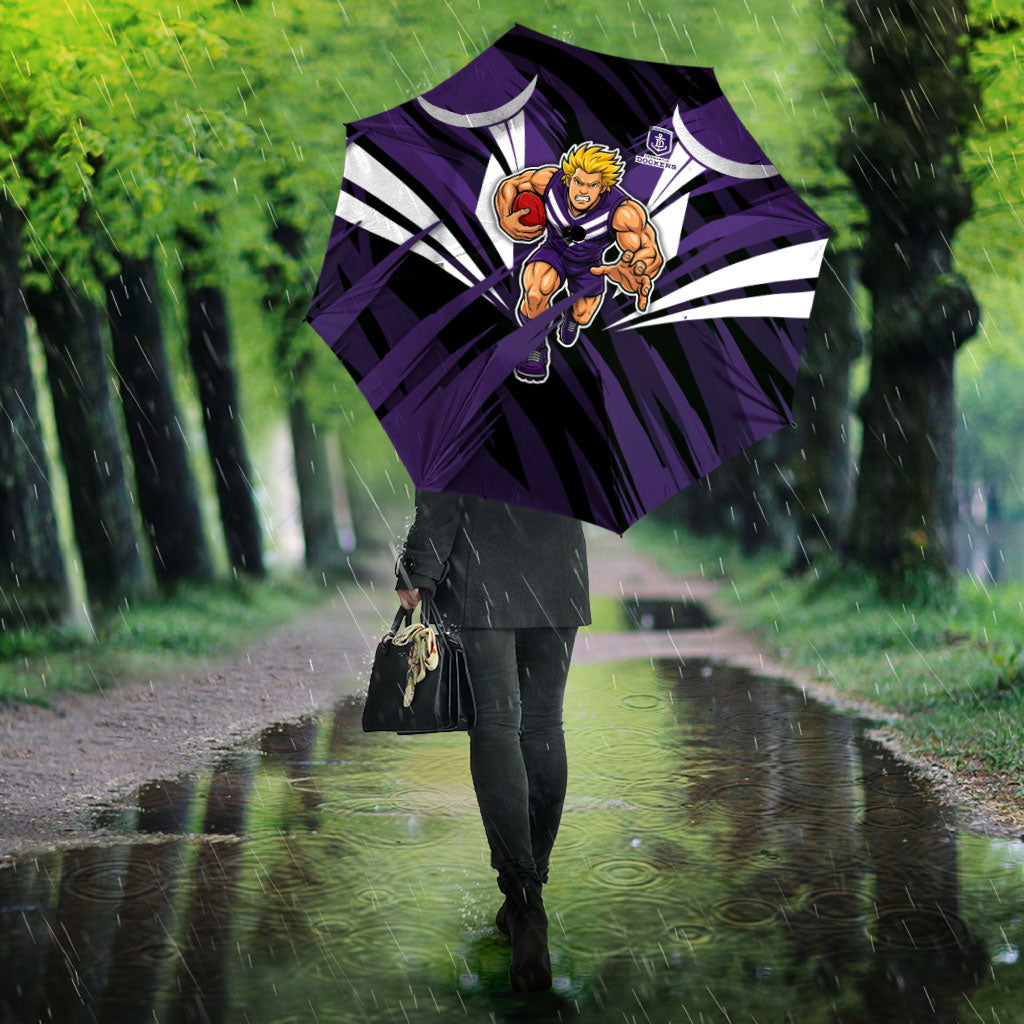 Fremantle Dockers Australian Football Umbrella Athletic Hero Mascot - Bold Team Colors