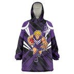 Fremantle Dockers Australian Football Wearable Blanket Hoodie Athletic Hero Mascot - Bold Team Colors