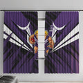 Fremantle Dockers Australian Football Window Curtain Athletic Hero Mascot - Bold Team Colors