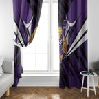 Fremantle Dockers Australian Football Window Curtain Athletic Hero Mascot - Bold Team Colors