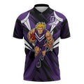 Fremantle Dockers Australian Football Zipper Polo Shirt Athletic Hero Mascot - Bold Team Colors