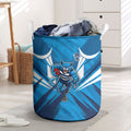 Geelong Cats Australian Football Laundry Basket Fierce Wildcat Mascot - Bold Team Colors