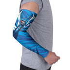 Geelong Cats Australian Football Arm Sleeves Fierce Wildcat Mascot - Bold Team Colors
