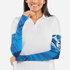 Geelong Cats Australian Football Arm Sleeves Fierce Wildcat Mascot - Bold Team Colors