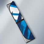Geelong Cats Australian Football Auto Sun Shade Fierce Wildcat Mascot - Bold Team Colors