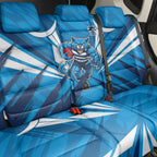 Geelong Cats Australian Football Back Car Seat Cover Fierce Wildcat Mascot - Bold Team Colors