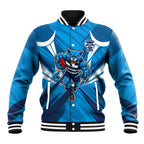 Geelong Cats Australian Football Baseball Jacket Fierce Wildcat Mascot - Bold Team Colors