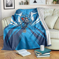Geelong Cats Australian Football Blanket Fierce Wildcat Mascot - Bold Team Colors