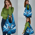 Geelong Cats Australian Football Grocery Bag Fierce Wildcat Mascot - Bold Team Colors