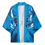 Geelong Cats Australian Football Kimono Fierce Wildcat Mascot - Bold Team Colors