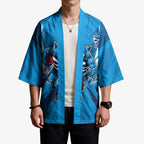 Geelong Cats Australian Football Kimono Fierce Wildcat Mascot - Bold Team Colors