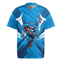 Geelong Cats Australian Football Rugby Jersey Fierce Wildcat Mascot - Bold Team Colors