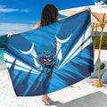 Geelong Cats Australian Football Sarong Fierce Wildcat Mascot - Bold Team Colors
