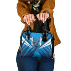 Geelong Cats Australian Football Shoulder Handbag Fierce Wildcat Mascot - Bold Team Colors