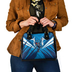 Geelong Cats Australian Football Shoulder Handbag Fierce Wildcat Mascot - Bold Team Colors