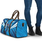 Geelong Cats Australian Football Travel Bag Fierce Wildcat Mascot - Bold Team Colors