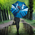 Geelong Cats Australian Football Umbrella Fierce Wildcat Mascot - Bold Team Colors