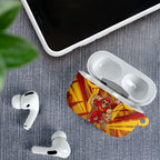 Gold Coast Suns Australian Football AirPods Case Heroic Solar Mascot - Bold Team Colors