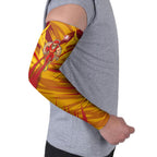 Gold Coast Suns Australian Football Arm Sleeves Heroic Solar Mascot - Bold Team Colors