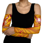 Gold Coast Suns Australian Football Arm Sleeves Heroic Solar Mascot - Bold Team Colors