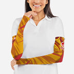 Gold Coast Suns Australian Football Arm Sleeves Heroic Solar Mascot - Bold Team Colors
