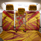 Gold Coast Suns Australian Football Back Car Seat Cover Heroic Solar Mascot - Bold Team Colors