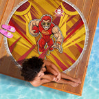 Gold Coast Suns Australian Football Beach Blanket Heroic Solar Mascot - Bold Team Colors