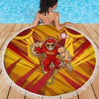 Gold Coast Suns Australian Football Beach Blanket Heroic Solar Mascot - Bold Team Colors