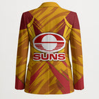Gold Coast Suns Australian Football Blazer Heroic Solar Mascot - Bold Team Colors