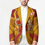 Gold Coast Suns Australian Football Blazer Heroic Solar Mascot - Bold Team Colors