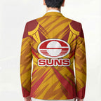 Gold Coast Suns Australian Football Blazer Heroic Solar Mascot - Bold Team Colors
