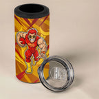 Gold Coast Suns Australian Football 4 in 1 Can Cooler Tumbler Heroic Solar Mascot - Bold Team Colors