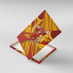 Gold Coast Suns Australian Football Canvas Wall Art Heroic Solar Mascot - Bold Team Colors