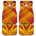 Gold Coast Suns Australian Football Car Mats Heroic Solar Mascot - Bold Team Colors