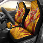 Gold Coast Suns Australian Football Car Seat Cover Heroic Solar Mascot - Bold Team Colors