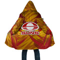 Gold Coast Suns Australian Football Cloak Heroic Solar Mascot - Bold Team Colors