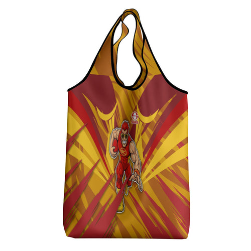 Gold Coast Suns Australian Football Grocery Bag Heroic Solar Mascot - Bold Team Colors