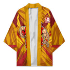 Gold Coast Suns Australian Football Kimono Heroic Solar Mascot - Bold Team Colors
