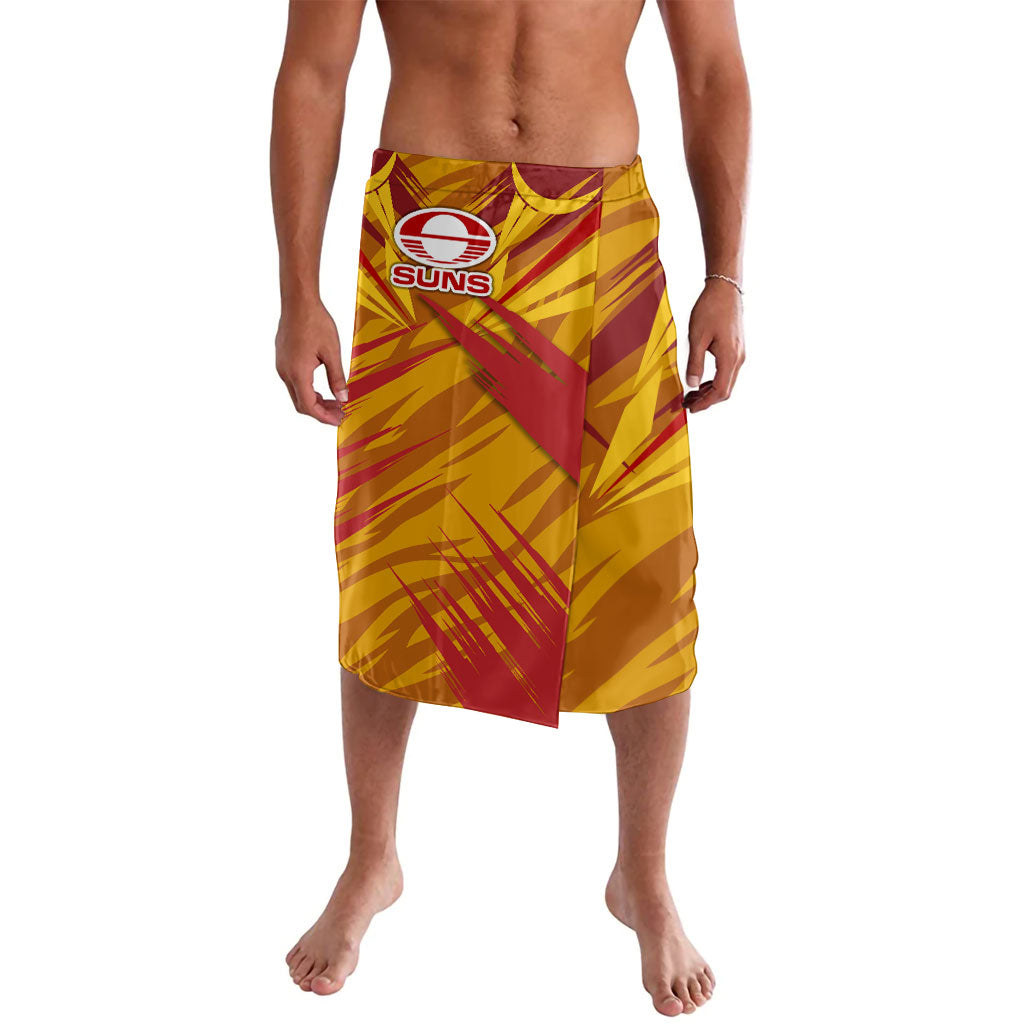 Gold Coast Suns Australian Football Lavalava Heroic Solar Mascot - Bold Team Colors
